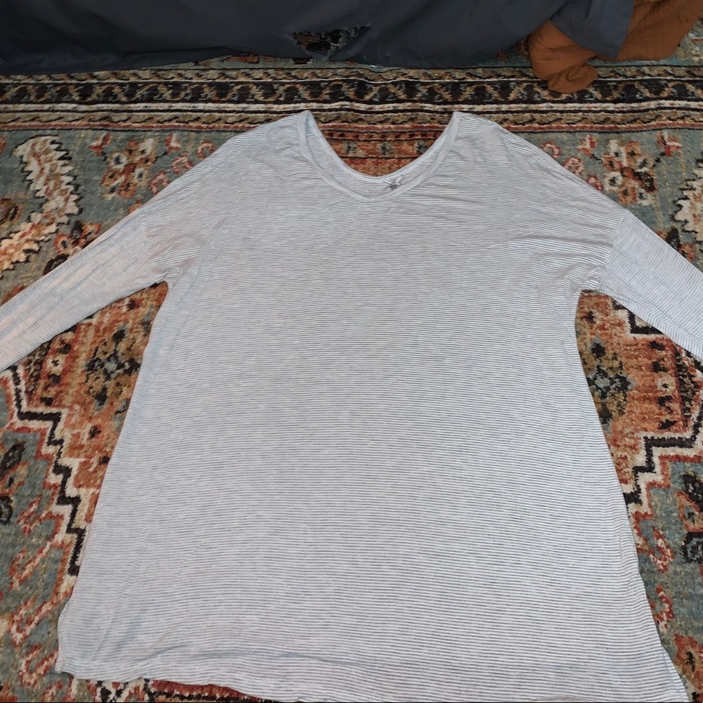pinstripe long sleeve